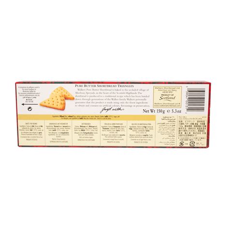 150g Carton Walkers Shortbread Triangles The Scotland Shop