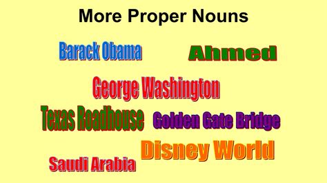 Common And Proper Nouns Ppt Pptx