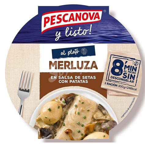 Pescanova Merluza En Salsa De Setas Con Patatas Estuche 300 G