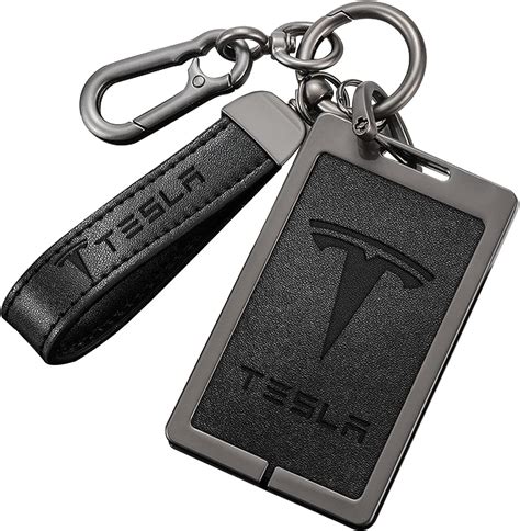 Leikurvo Porte carte de clé pour Tesla Model 3 modèle Y Porte clés en