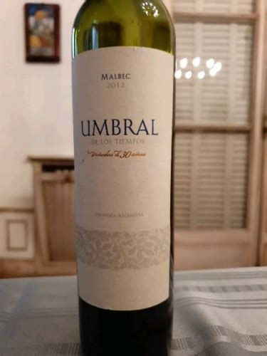 2012 Cruz De Piedra Umbral De Los Tiempos Malbec Vivino US