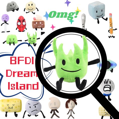 Bfdi Plushies Cute Rocky Plush Doll Battle For Dream Island Plushie