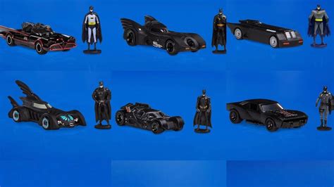 New Batman Hot Wheels Th Anniversary Batmobile Collection Revealed Youtube