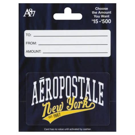 Aeropostale Variable Amount Gift Card 1 Ct Kroger