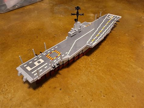 USS Lexington CVA 16 My 1 500 LEGO Model Of The USS Lexing Flickr