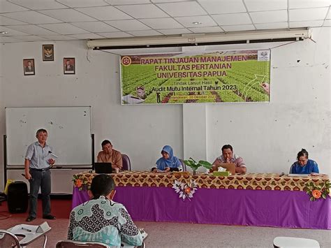 Rapat Tinjauan Manajemen Tahun Fakultas Pertanian