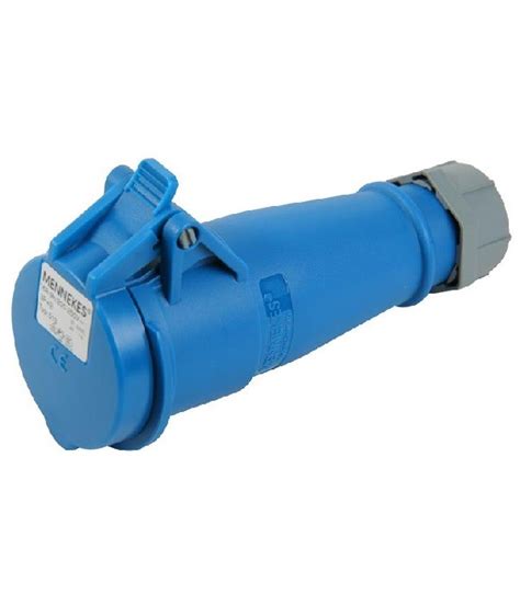 ENCHUFE 32A 2P T 250V AZUL 6H IP44