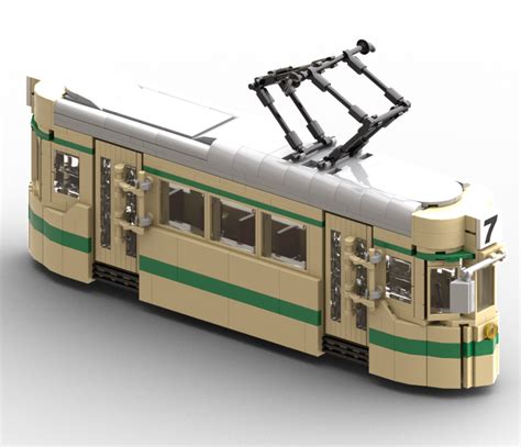 Lego Moc Tram Straßenbahn By Steinmeister Rebrickable Build With