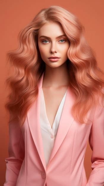 Premium Photo Peach Fuzz Pantones 2024 Color Of The Year Beautiful