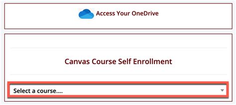 Article Canvas Self Enroll Process