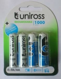 Uniross 1000 MAh Ni Mh AA Battery Uniross Flipkart