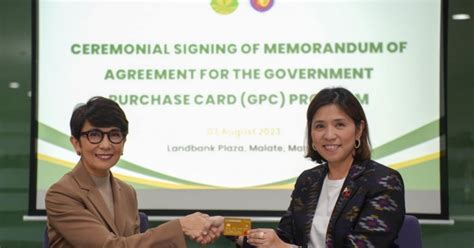 Dbm Landbank Partner For Use Of Digital Govt Card Philippine News