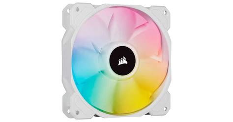 Corsair Sp Rgb Elite White Mm Rgb Led Fan With Airguide Single