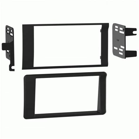 Metra 95 6551 Double DIN Black Stereo Dash Kit With Trim Ring