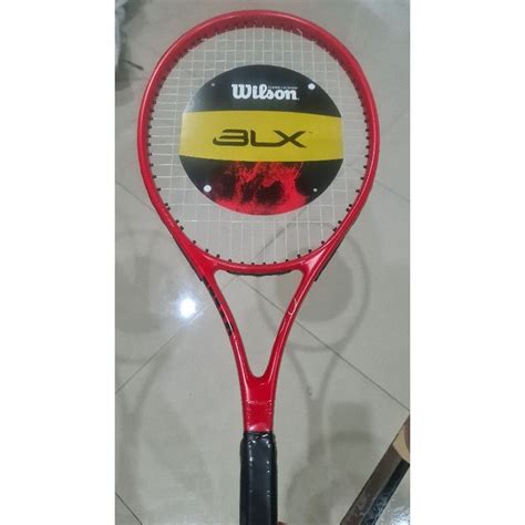 Jual Raket Tenis Wilsn Blx Termasuk Senar Tas Grip Shopee Indonesia