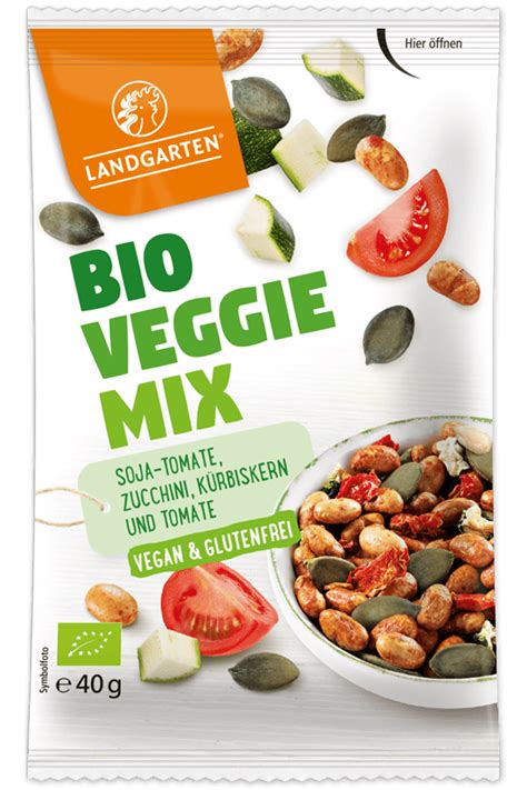 Bio Protein Mix Veggie Landgarten At Bio Snacks Seit