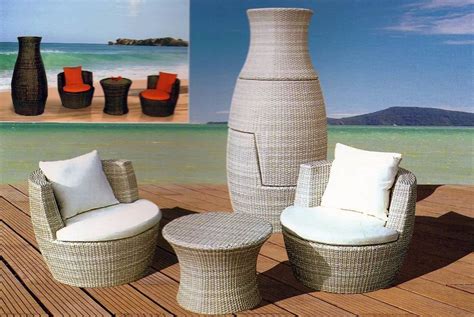 Juego Living Exterior Rattan Sintetico RollerSur Juego De Living