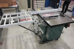 Machines Used Grizzly G Rl Left Tilt Table Saw With Riving