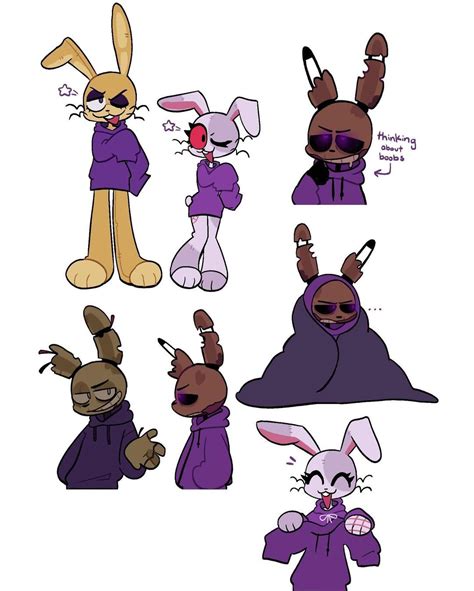 Julie Ghouls On Instagram More Hoodie Shenanigans Fnaf Vanny