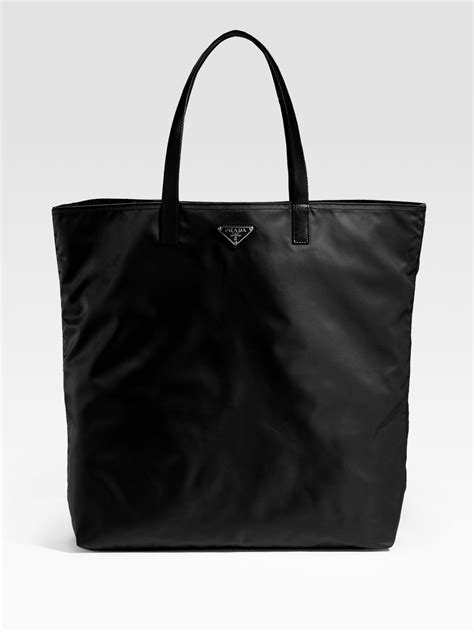 Prada Vela Nylon Tote Bag In Black Lyst