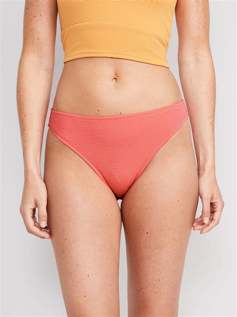 Low Rise Classic Pucker Bikini Swim Bottoms Old Navy