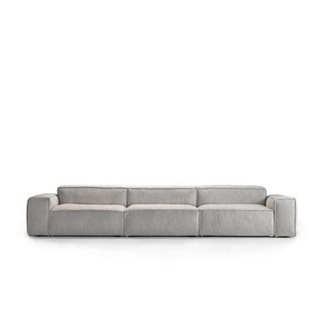 Canap Contemporain Softcube Siwa Soft Style Home Gris En Tissu