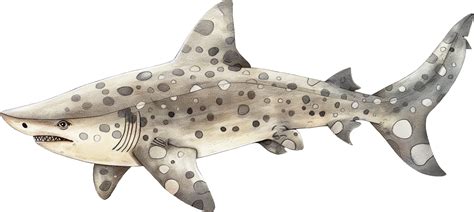 Epaulette Shark Watercolor 45792465 Png