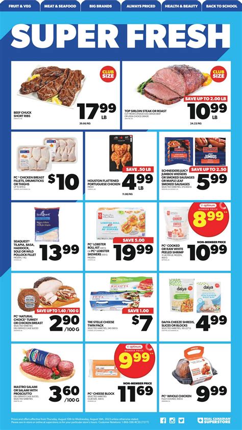 Real Canadian Superstore Flyer On August