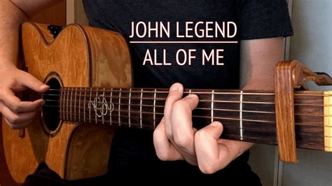 John Legend All Of Me Fingerstyle Guitar Cover YouTube