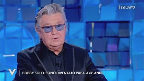 Bobby Solo Sono diventato papà a 68 anni Verissimo Video