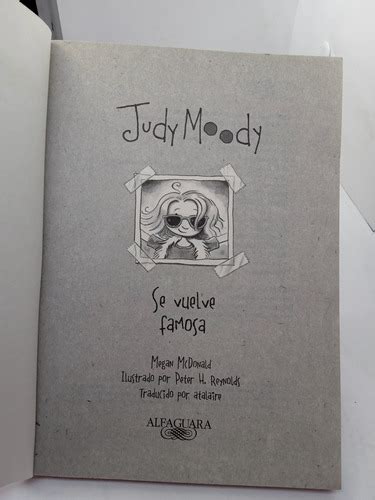 Judy Moody Se Vuelve Famosa Megan Mcdonald Alfaguara Cuotas Sin