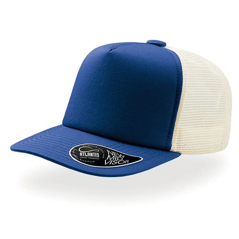 Cappello Blu Royal A 5 Pannelli E Visiera Pre Curvata Da Personalizzare