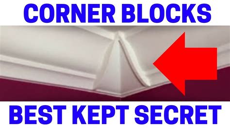 Crown Molding Corner Blocks Will Save You A Huge Headache Youtube