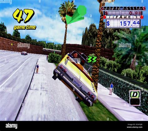 Crazy Taxi Nintendo Gamecube Videogame Editorial Use Only Stock