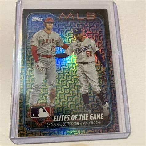 2024 Topps Series 1 138 Easter Holiday Foil Elites Of The Game Betts