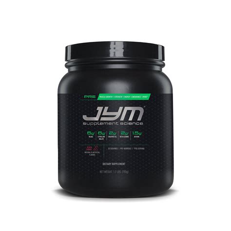 Jym Supplement Science Pre Jym Pre Workout With Bcaa S Creatine Hci Citrulline Malate Beta