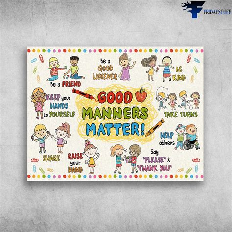 Good Manners Poster