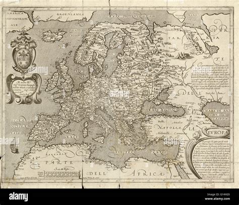 Map Of Europe 16Th Century - Europe Mountains Map