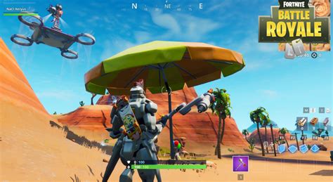 Fortnite Défi Des 14 Jours D été Rebondir Sur Un Parasol De Plage Géant Lors De 3 Parties Le