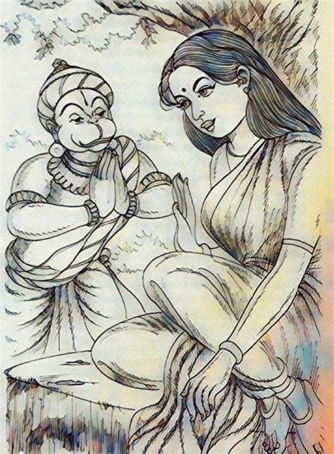 Pin By Viji Chidam On Festival Rama Book Art Drawings Art Drawings