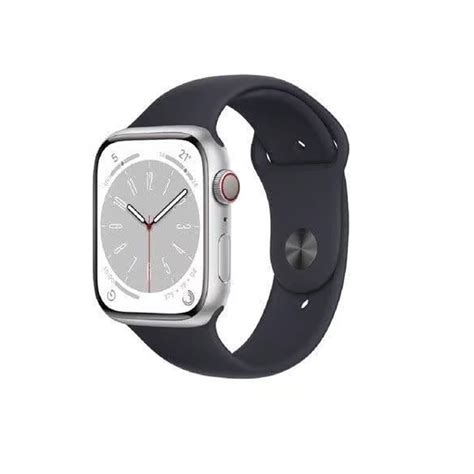 Apple Watch Series SE 2 40mm Argent 32Go Bracelet Sport Noir