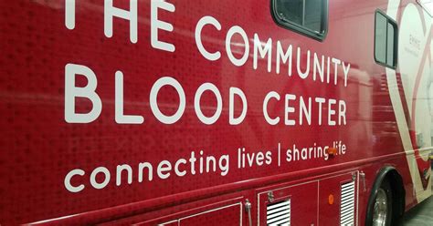 The Community Blood Center unveils new blood mobile