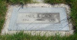 Paul Asa Cacy M Morial Find A Grave