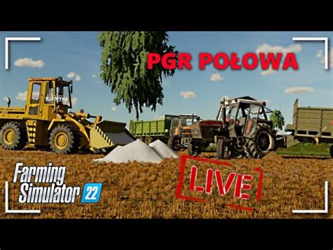 PGR Połowa FS22 Granie z Widzami Klymyns YouTube