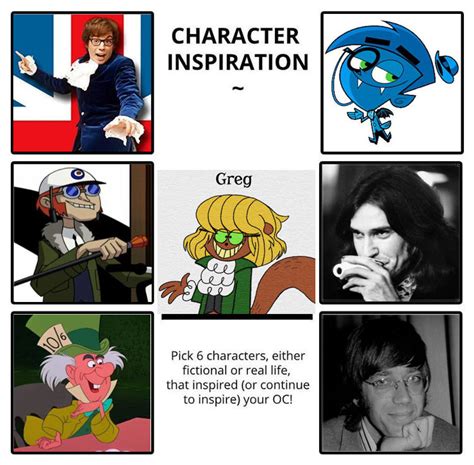 Character Inspiration Meme With Greg by IrishBeckyCartoons on DeviantArt