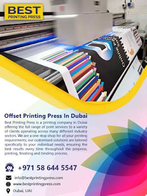 Best Printing Press Offset Printing Press In Dubai Digital Printing