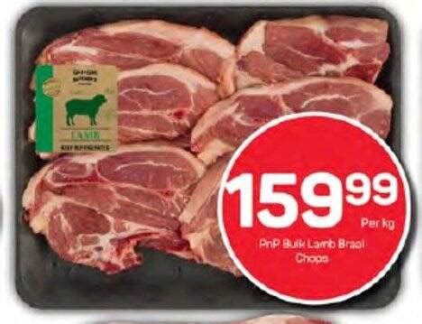 PnP Bulk Lamb Braai Chops Offer At Pick N Pay Hypermarket