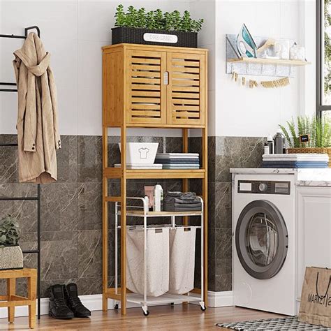 Amazon Viagdo Over The Toilet Storage Cabinet Tall Bathroom