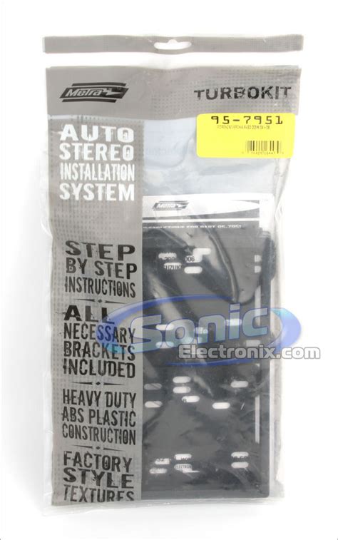 Metra 95-7951 Double-DIN dash kit for select 2004-2008 vehicle...