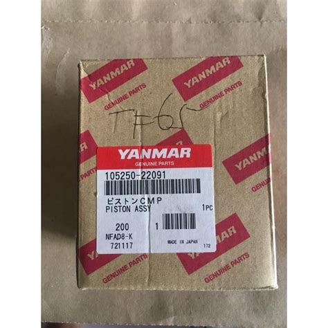 Jual Yanmar Tf 65 Asli Original Piston Assy Seker Ring Set Lengkap